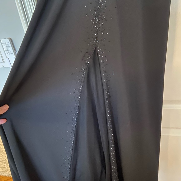 🌺Dave & Johnny by Laura Ryner, Long Black Gown 7/8)🌺 - Picture 6 of 16